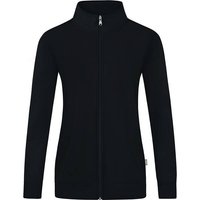 JAKO Damen Funktionsjacke Sweatjacke Doubletex, Größe 42 in Schwarz