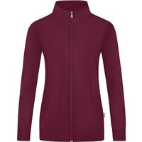JAKO Damen Funktionsjacke Sweatjacke Doubletex, Größe 44 in Rot