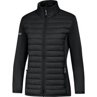 JAKO Damen Hybridjacke Premium, Größe 44 in Schwarz