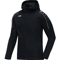 JAKO Damen Kapuzenjacke Classico, Größe 46 in Schwarz