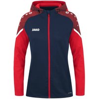 JAKO Damen Kapuzenjacke Performance, Größe 34 in Blau