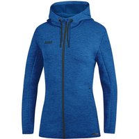 JAKO Damen Kapuzenjacke Premium Basics, Größe 44 in Blau