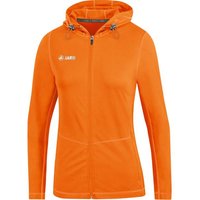 JAKO Damen Kapuzenjacke Run 2.0, Größe 36 in Orange