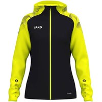 JAKO Damen Kapuzenjacke Sonic Damen, Größe 42/44 in Schwarz