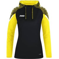 JAKO Damen Kapuzensweat Performance, Größe 38 in Schwarz