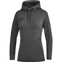 JAKO Damen Kapuzensweat Premium Basics, Größe 44 in Grau