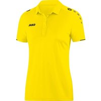 JAKO Damen Polo Classico, Größe 36 in Gelb