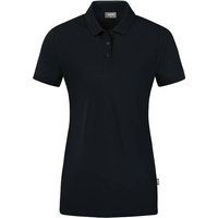 JAKO Damen Polo Polo Doubletex, Größe 34 in Schwarz