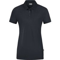 JAKO Damen Polo Polo Doubletex, Größe 48 in Schwarz