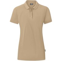 JAKO Damen Polo Organic, Größe 46 in Braun