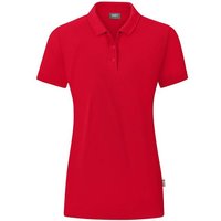 JAKO Damen Polo Organic, Größe 44 in Rot