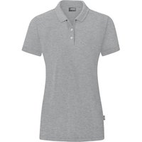 JAKO Damen Polo Organic, Größe 46 in Grau