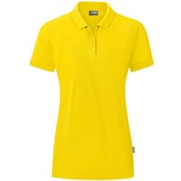 JAKO Damen Polo Organic, Größe 34 in Gelb