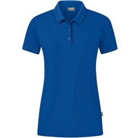 JAKO Damen Polo Organic Stretch, Größe 44 in Blau