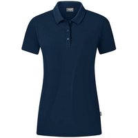 JAKO Damen Polo Organic Stretch, Größe 44 in Blau