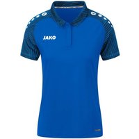JAKO Damen Polo Polo Performance, Größe 40 in Blau