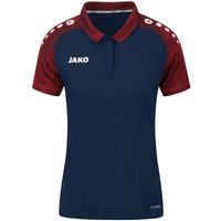 JAKO Damen Polo Polo Performance, Größe 40 in Blau