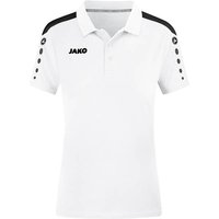 JAKO Damen Polo Polo Power, Größe 34 in Weiß