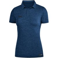 JAKO Damen Polo Premium Basics, Größe 34 in Blau