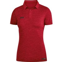 JAKO Damen Polo Premium Basics, Größe 34 in Rot