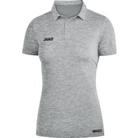 JAKO Damen Polo Premium Basics, Größe 44 in Grau