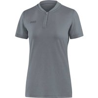 JAKO Damen Polo Prestige, Größe 44 in Grau