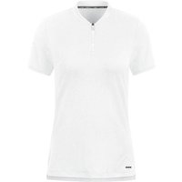 JAKO Damen Polo Polo Pro Casual, Größe 34 in Weiß