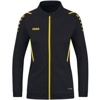 JAKO Damen Polyesterjacke Challenge, Größe 34 in Schwarz