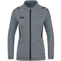 JAKO Damen Polyesterjacke Challenge, Größe 42 in Grau