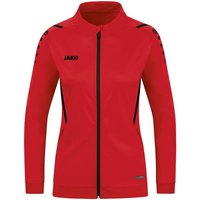 JAKO Damen Polyesterjacke Challenge, Größe 34 in Rot