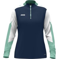 JAKO Damen Pullover Ziptop Dynamic Damen, Größe L in Blau