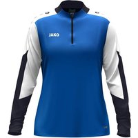 JAKO Damen Pullover Ziptop Dynamic Damen, Größe M in Blau