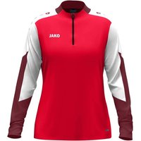 JAKO Damen Pullover Ziptop Dynamic Damen, Größe M in Rot