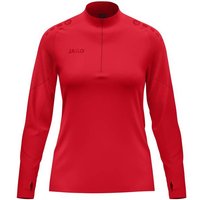 JAKO Damen Pullover Ziptop Light Flow Damen, Größe M in Rot