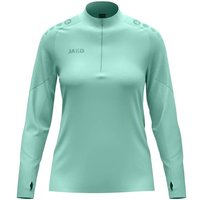 JAKO Damen Pullover Ziptop Light Flow Damen, Größe S in Blau