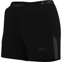 JAKO Damen Shorts Running Short Power, Größe 40 in Schwarz