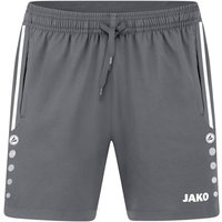 JAKO Damen Shorts Short Allround, Größe 36 in Grau