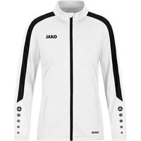 JAKO Damen Sportanzug Polyesterjacke Power, Größe 44 in Weiß