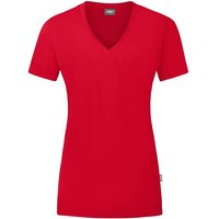 JAKO Damen T-Shirt Organic, Größe 34 in Rot