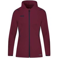 JAKO Damen Trainingsjacke Challenge mit Kapuze, Größe 44 in Rot