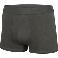 JAKO Herren Boxershort Premium 2er Pack, Größe S in Grau
