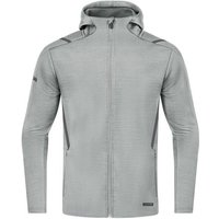 JAKO Herren Freizeitjacke Challenge mit Kapuze, Größe XXL in Silber