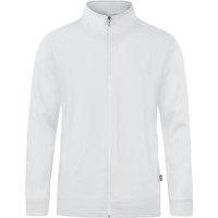 JAKO Herren Funktionsjacke Sweatjacke Doubletex, Größe 4XL in Weiß