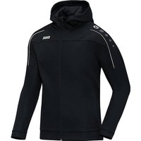 JAKO Herren Kapuzenjacke Classico, Größe 4XL in Schwarz
