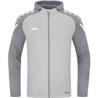 JAKO Herren Kapuzenjacke Performance, Größe S in Silber