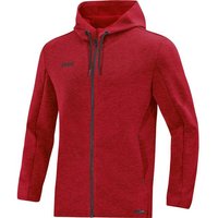 JAKO Herren Kapuzenjacke Premium Basics, Größe M in Rot