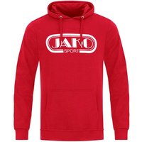 JAKO Herren Kapuzensweat Kapuzensweat Retro, Größe 4XL in Rot