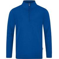JAKO Herren Pullover Ziptop Doubletex, Größe S in Blau