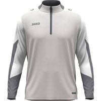 JAKO Herren Pullover Ziptop Dynamic, Größe S in Silber