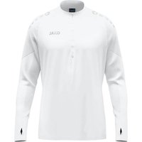 JAKO Herren Pullover Ziptop Light Flow, Größe XL in Weiß